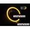 Mini Cooper (06-14 ) R55/R56/R57/R58/R59 FULL LED priekšējie lukturi, melni, dinamiskie pagriezieni, gaismas sveiciena funkcija