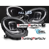 Mini Cooper Countryman R60 (10-16), Paceman R61 (10-16) priekšējie lukturi FULL LED DRL, melni
