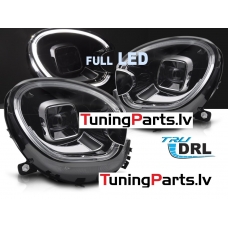 Mini Cooper Countryman R60 (10-16), Paceman R61 (10-16) priekšējie lukturi FULL LED DRL, melni