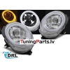 Mini Cooper (14-17) F55/F56/F57 priekšējie lukturi LED TUBE DRL, hromēti