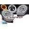 Mini Cooper (14-17) F55/F56/F57 priekšējie lukturi LED TUBE DRL, hromēti