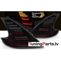 Nissan 370Z (09-20) aizmugurējie FULL LED lukturi, melni/tonēti, dinamiskie pagriezieni, gaismas sveiciena funkcija