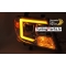 Nissan Frontier (10-14) priekšējie lukturi LED TUBE SEQ, hromēti