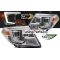 Nissan Frontier (10-14) priekšējie lukturi LED TUBE SEQ, hromēti