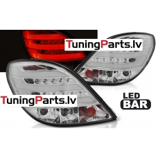 Peugeot 207 3d/5d (06-09) aizmugurējie LED lukturi, hromēti