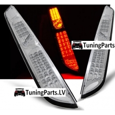 Ford Focus (08-10) aizmugurējie LED lukturi + LED pagriezieni, hromēti
