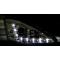 Ford Focus (98-01) priekšējie LED Dayline lukturi, hromēti