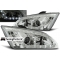 Ford Focus (04-08) priekšējie LED Dayline lukturi, hromēti