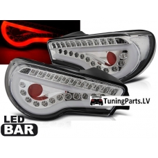 Toyota GT 86 (12-16) aizmugurējie LED lukturi, hromēti