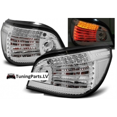 BMW E60 (03-07) aizmugurējie lukturi ar LED CELIS diodēm, hromēti