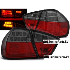 BMW E90 (05-08) aizmugurējie LED lukturi, tonēti