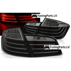 BMW F10 (10-13) aizmugurējie LED lukturi, Melni/Tonēti, LCI Look