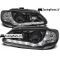 Renault Megane (96-99)/Scenic (96-99) priekšējie lukturi, LED dayline, melni