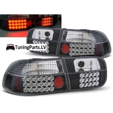 Honda Civic (91-95) 2/4D aizmugurējie LED lukturi, melni
