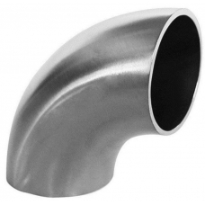 90 grādu Nerūsējošā tērauda līkums, ieeja/izeja 42mm