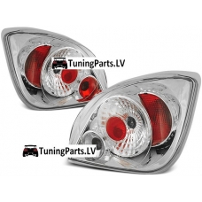 Ford Fiesta MK4/5 (95-02) aizmugurējie lukturi, hromēti