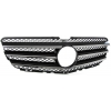 Mercedes R Klasse W251 (06-10) priekšējā reste, melna,glancēta / hromēta