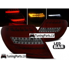 Mercedes Benz W204 C-class (07-10) aizmugurējie LED lukturi, tonēti