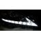 Lexus IS (06-13) priekšējie LED Dayline lukturi, hromēti, DRL
