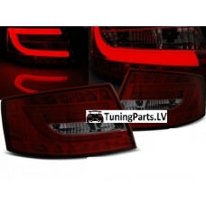 Audi A6 C6 (04-08) LED aizmugurējie lukturi, tonēti, 6 PIN