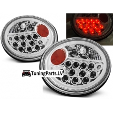 VW New beetle (98-06) aizmugurējie LED lukturi, hromēti