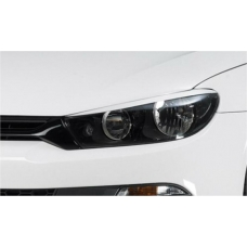 VW Scirocco (08-..) priekšējo lukturu uzlikas, melnas