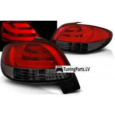 Peugeot 206 (98-06) aizmugurējie LED lukturi, tonēti