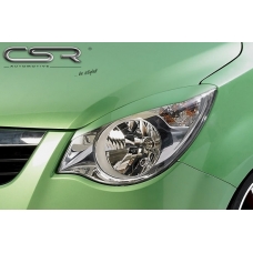 Opel Agila (08-...) priekšējo lukturu uzlikas, melnas