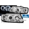 Audi A3 8L (96-00) priekšējie lukturi, eņģeļ acis, CCFL, hromēti