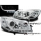 Opel Insignia (08-12) priekšējie LED Dayline lukturi, hromēti, DRL