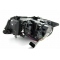 BMW E90/E91 (05-08) priekšējie lukturi, 3D LED eņģeļ acis, melni, xenona