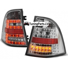 Mercedes-Benz W163 M-klase (98-05) aizmugurējie LED lukturi, hromēti