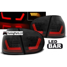 VW Golf 5 aizmugurējie LED lukturi, melni
