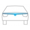 VW Sharan (00-10) motora pārsega deflektors - spoileris