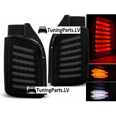 VW T5 (03-15) aizmugurējie LED lukturi, melni/tonēti