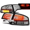 Audi A4 B7 (04-07) sedana LED aizmugurējie lukturi, hromēti