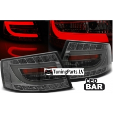 Audi A6 C6 (04-08) LED aizmugurējie lukturi, tonēti, 7 PIN