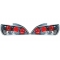 Peugeot 406 (95-99) aizmugurējie lukturi, melni 
