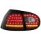 VW Golf 5 aizmugurējie LED lukturi, melni