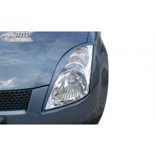 Suzuki Swift (05-10) priekšējo lukturu uzlikas, melnas
