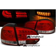 VW Golf 6 aizmugurējie LED lukturi + LED pagriezieni