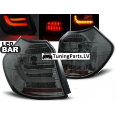 BMW E87/E81 (07-11) aizmugurējie LED lukturi, tonēti