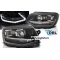 VW T6 (15-19) priekšējie lukturi, LED dayline, DRL, melni