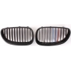 BMW E60/E61 (03-10) priekšējās restes, melnas/glancētas trīs krāsu