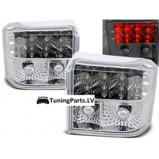 VW T4 (90-03) LED aizmugurējie lukturi, hromēti