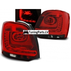 VW Polo 6R (09-13) aizmugurējie LED lukturi, tonēti