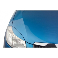 Skoda Fabia/Roomster (06-..) priekšējo lukturu uzlikas, melnas