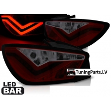 Seat Ibiza 6J (08-12) 3-durvju aizmugurējie LED lukturi, sarkani & tonēti