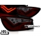 Seat Ibiza 6J (08-12) 3-durvju aizmugurējie LED lukturi, sarkani & tonēti