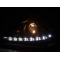 Mercedes-Benz W220 S-class (98-05) priekšējie LED lukturi, melni
